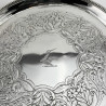Round George III Sterling Silver Salver