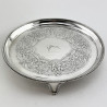 Round George III Sterling Silver Salver