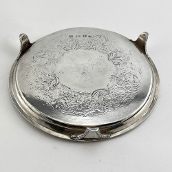 Round George III Sterling Silver Salver