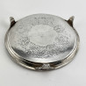 Round George III Sterling Silver Salver