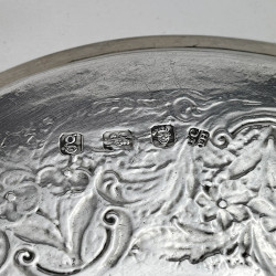 Round George III Sterling Silver Salver