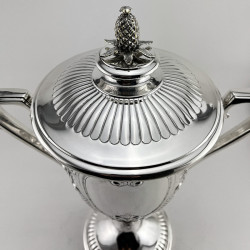 Large Impressive Victorian Silver Plated Lidded Trophy Cup