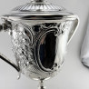 Large Impressive Victorian Silver Plated Lidded Trophy Cup