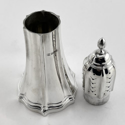Elegant Style Edwardian Sterling Silver Sugar Caster