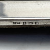 Rectangular Sterling Silver Photo Frame with Plain Silver Border