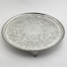 George III Sterling Silver Salver with Raised Beaded Border (1782)