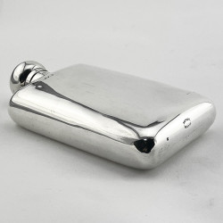 Good Quality Asprey Sterling Silver Hip Flask