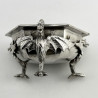 Unusual Pair of Victorian Silver Plated Salts