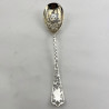Beautiful Boxed Pair of Sterling Silver Serving Spoons