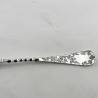 Beautiful Boxed Pair of Sterling Silver Serving Spoons