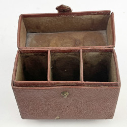 Beautiful Boxed Set of Asprey Enamel and Silver Perfume Bottles