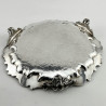 Pretty Old Sheffield Plate 25.4cm (10") Salver