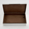 Unusual Sterling Silver Cigar or Cigarette Box with Hunting Scene
