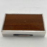 Unusual Sterling Silver Cigar or Cigarette Box with Hunting Scene