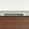 Unusual Sterling Silver Cigar or Cigarette Box with Hunting Scene