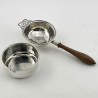 Sterling Silver Tea Strainer with Detachable Bowl