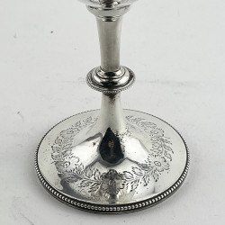 Decorative Large Victorian Sterling Silver Goblet