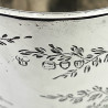 Decorative Large Victorian Sterling Silver Goblet