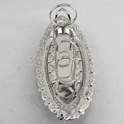 Pretty Late Victorian Silver Plated Toast Rack