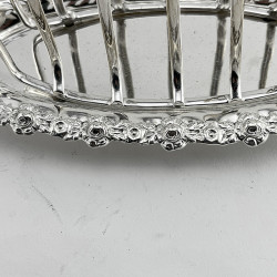 Pretty Late Victorian Silver Plated Toast Rack