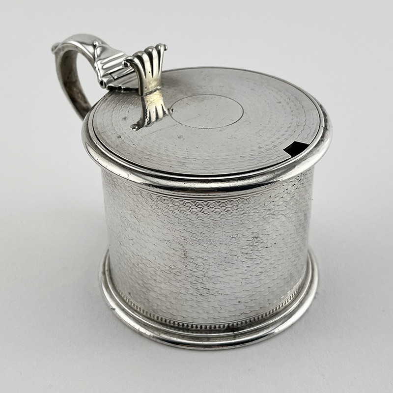 Very Good Quality Victorian Sterling Silver Mustard Pot Very Good Quality Victorian Sterling Silver Mustard Pot