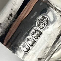 Pair of Georgian Style Edwardian Sterling Silver Candlesticks