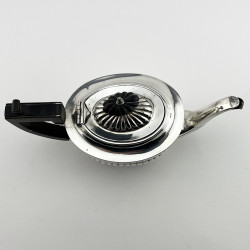 Late Victorian Chester Sterling Silver Bachelor Style Tea Pot