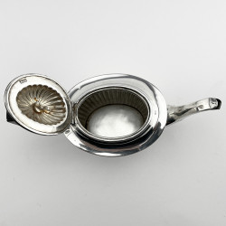 Late Victorian Chester Sterling Silver Bachelor Style Tea Pot