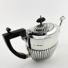 Late Victorian Chester Sterling Silver Bachelor Style Tea Pot