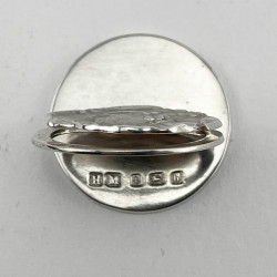 Unusual Edwardian Boxed Set of Sterling Silver Menu Holders