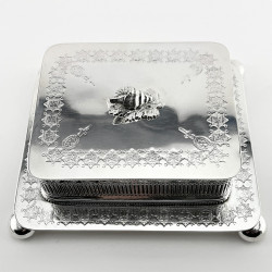 Good Quality Late Victorian Silver Plated Sardine or Butter Dish