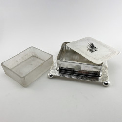Good Quality Late Victorian Silver Plated Sardine or Butter Dish