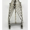 Rare and Unusual Victorian Hunting Themed Silver Plated Toast Rack
