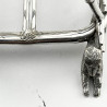 Rare and Unusual Victorian Hunting Themed Silver Plated Toast Rack