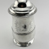 Fine Quality George III Sterling Silver Lidded Tankard