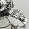 Fine Quality George III Sterling Silver Lidded Tankard