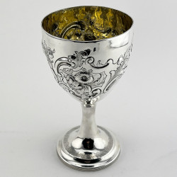 Superb Quality Georgian Irish Sterling Silver Goblet