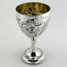 Superb Quality Georgian Irish Sterling Silver Goblet