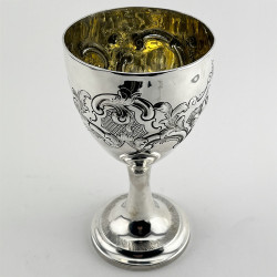 Superb Quality Georgian Irish Sterling Silver Goblet
