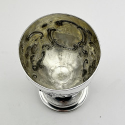 Superb Quality Georgian Irish Sterling Silver Goblet