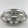 Quality Large Victorian Cut Glass and Silver Plated Biscuit Barrel