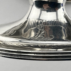 Pretty and Good Gauge Victorian Sterling Silver Pair of Salts