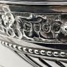 Pretty and Good Gauge Victorian Sterling Silver Pair of Salts