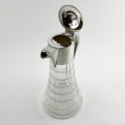 Stylish Plain John Grinsell & Sons Silver Plated Claret Jug