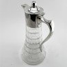 Stylish Plain John Grinsell & Sons Silver Plated Claret Jug