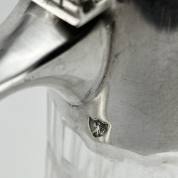 Stylish Plain John Grinsell & Sons Silver Plated Claret Jug