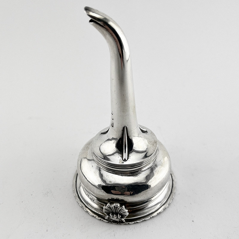 Georgian Scottish Sterling Silver Wine Funnel