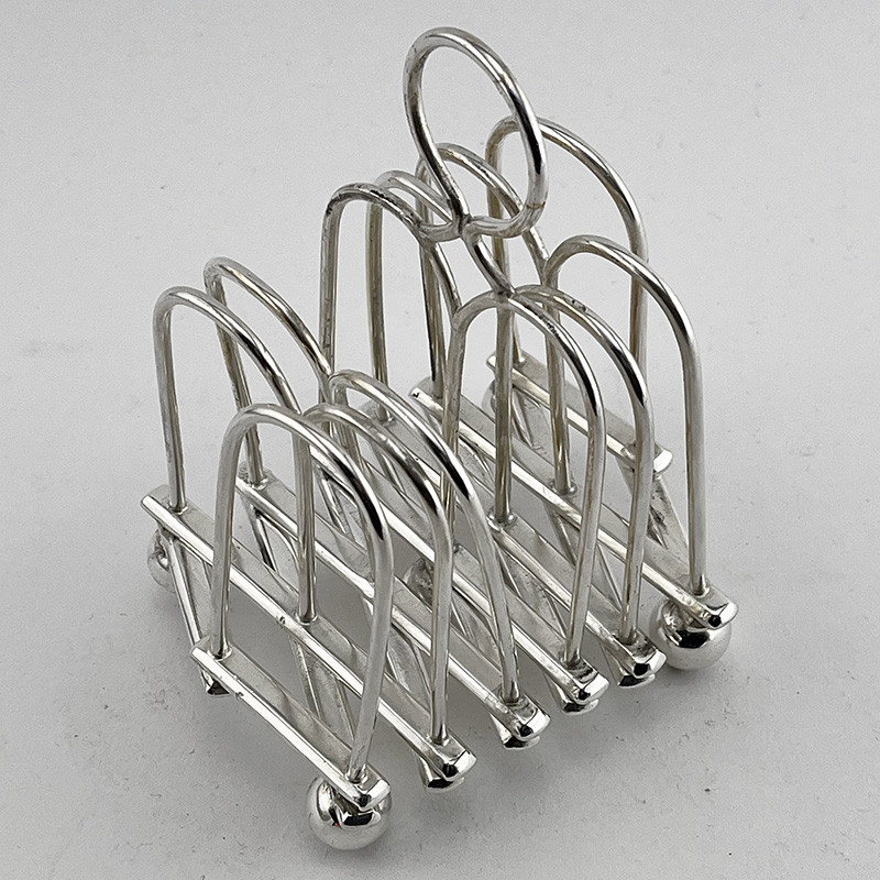Toast Rack Expandable Victorian Novelty Expanding Silver Plated Toast Rack (c.1895)