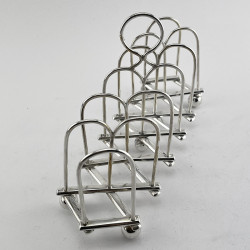 Victorian Novelty Expanding Silver Plated Toast Rack
