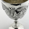 Large Edwardian Sterling Silver Goblet or Trophy Cup